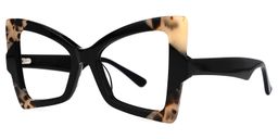 Joanie Geometric Black Glasses1
