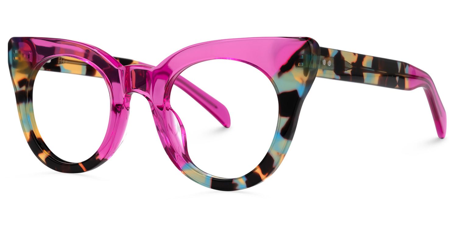 Godwin Cateye Purple Glasses | ZEELOOL UK1