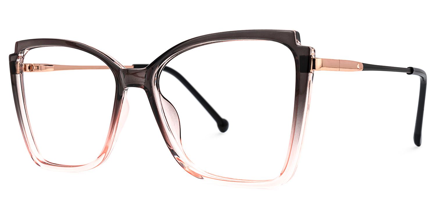 Blount Square Brown Glasses | ZEELOOL UK1
