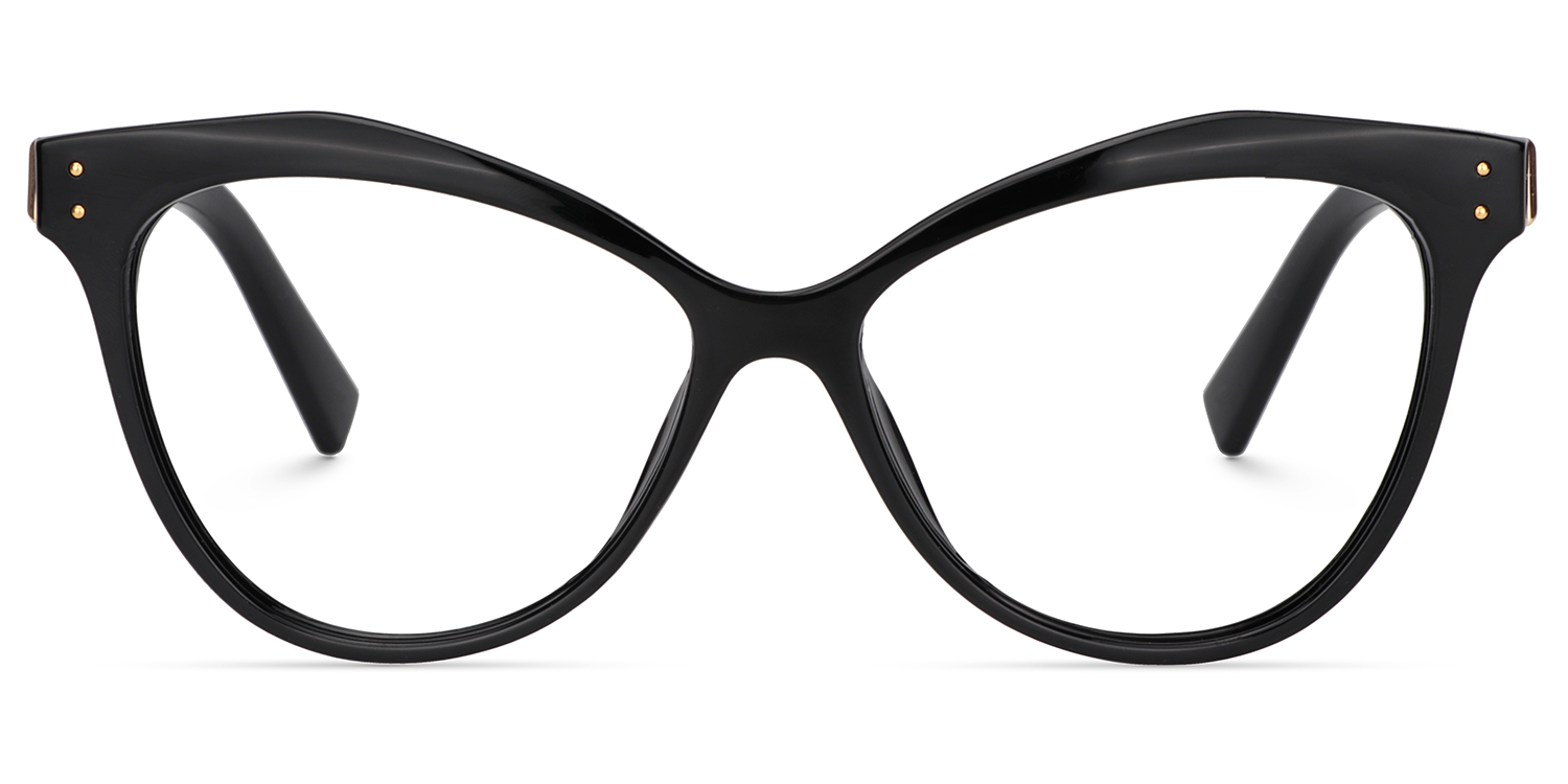 Cateye Black Glasses | ZEELOOL UK Online0