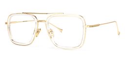 Gifford Aviator Clear Glasses3