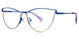 Rusland Geometric Blue Glasses1