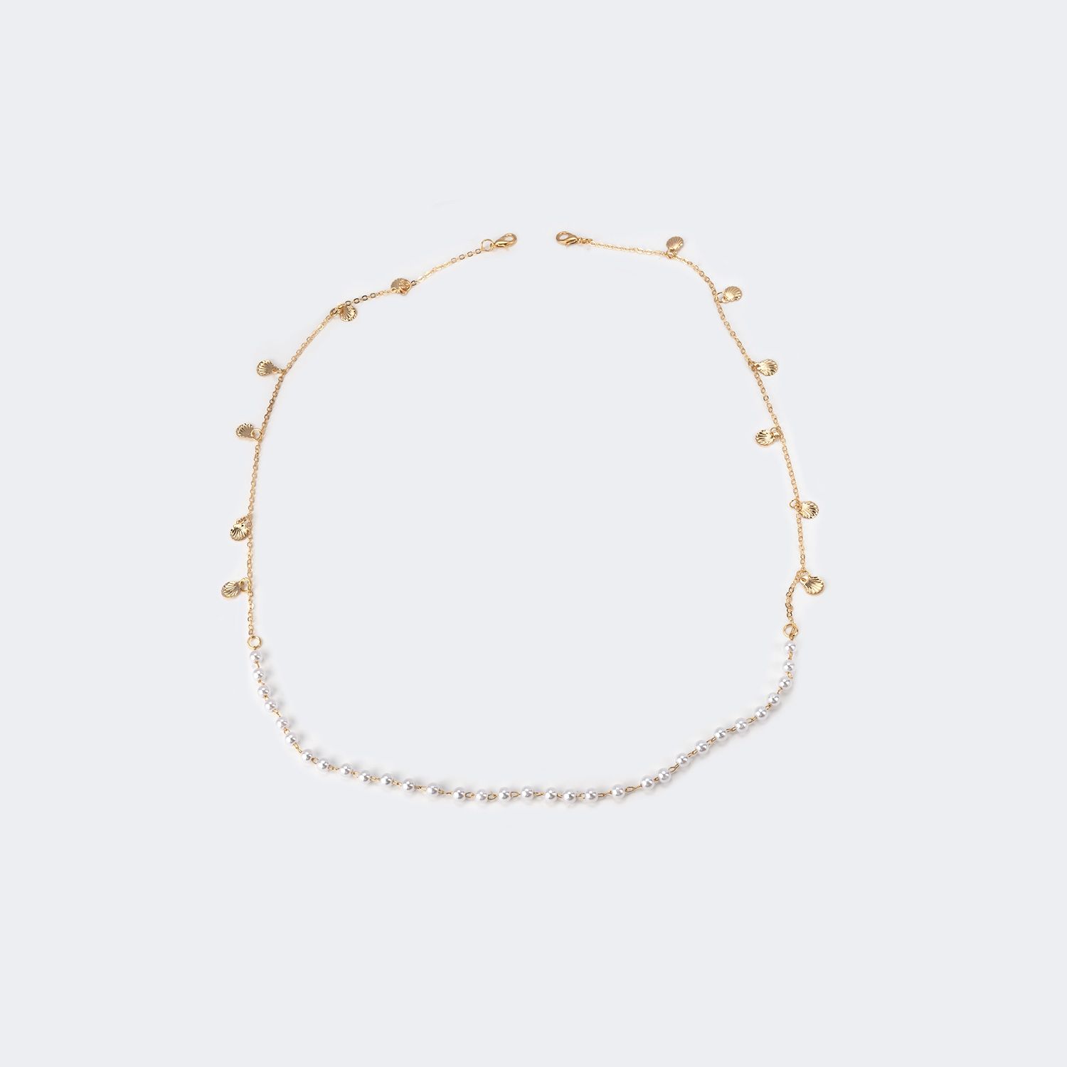 Fashion Pearl Non-slip Metal Chains | ZEELOOL UK1