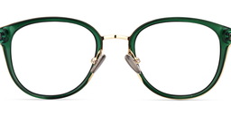 Matthew Round Green Glasses5
