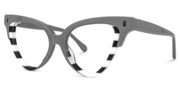 Jacek Cateye Gray Glasses1
