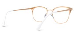 Larkins Round White Glasses3