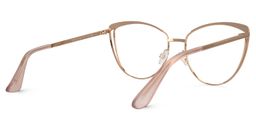 Provitt Cateye Gold Glasses3