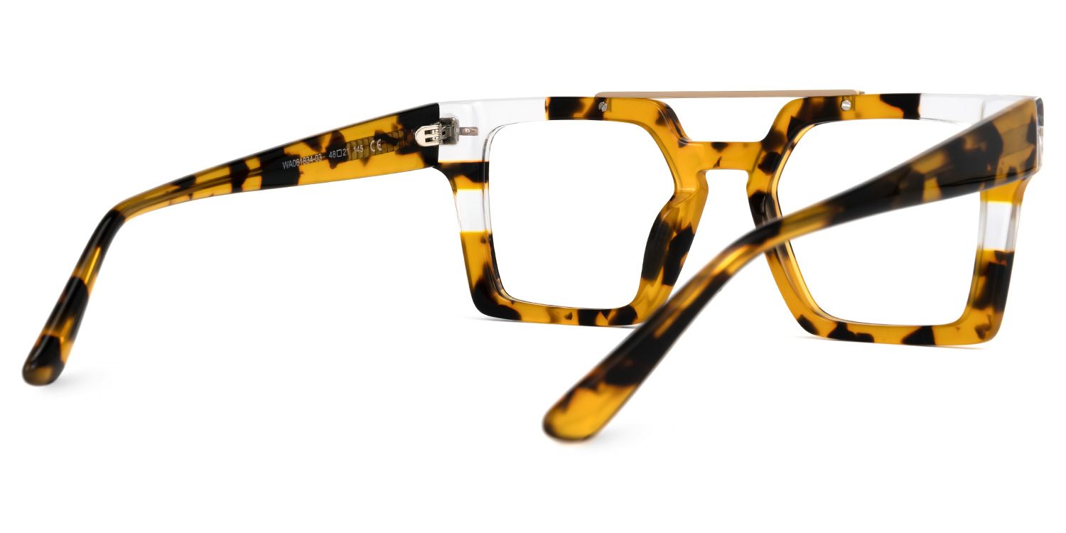 Julisa Square Tortoise Glasses | ZEELOOL UK3