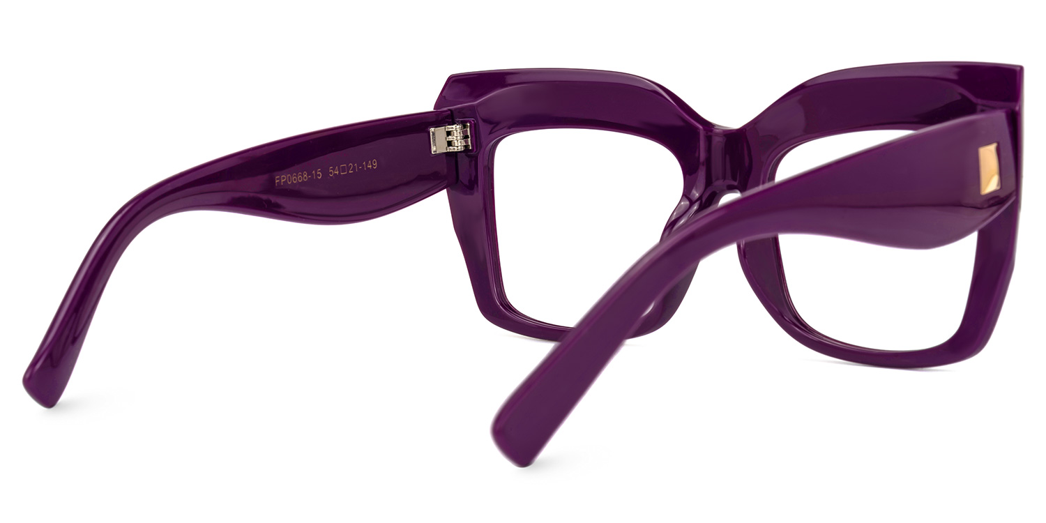 Cat Eye Red Glasses | ZEELOOL UK3