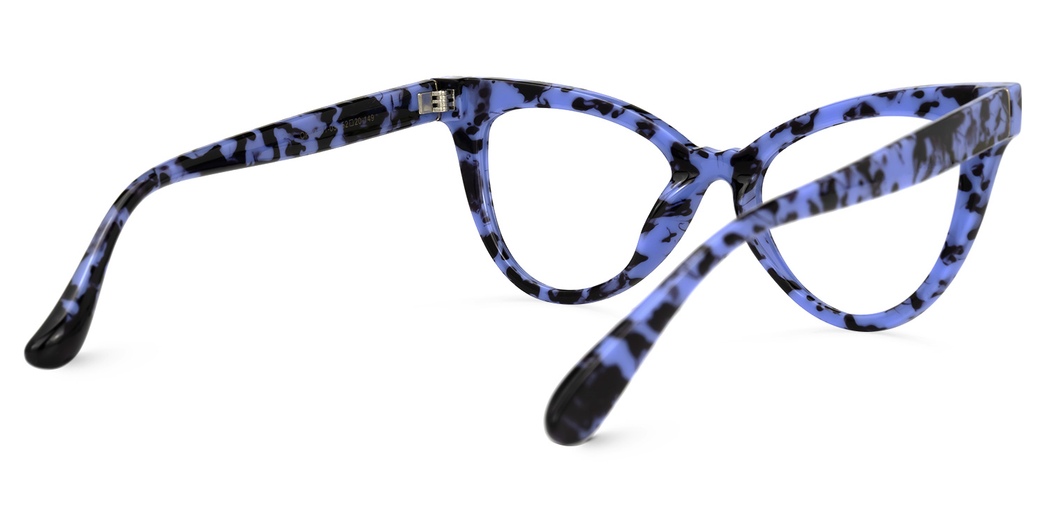 Colla Cateye Blue Glasses | ZEELOOL UK3