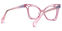 Cini Square Pink Glasses3
