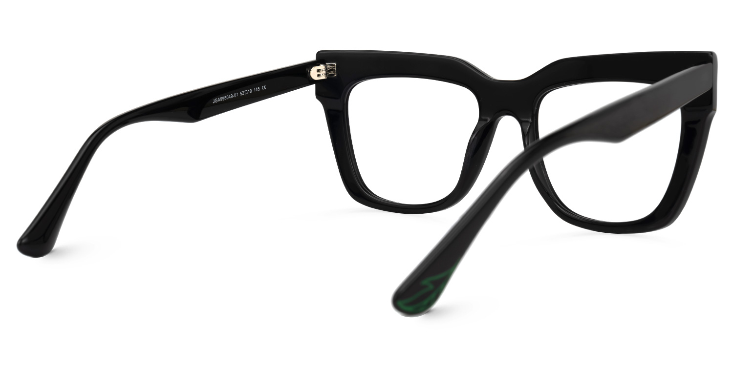 Burse Cateye Black Glasses | ZEELOOL UK3
