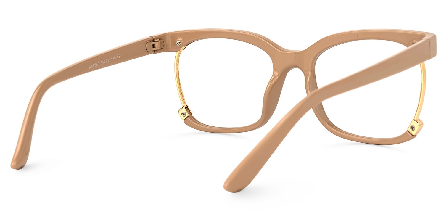 Obando Square Brown Glasses | ZEELOOL UK3