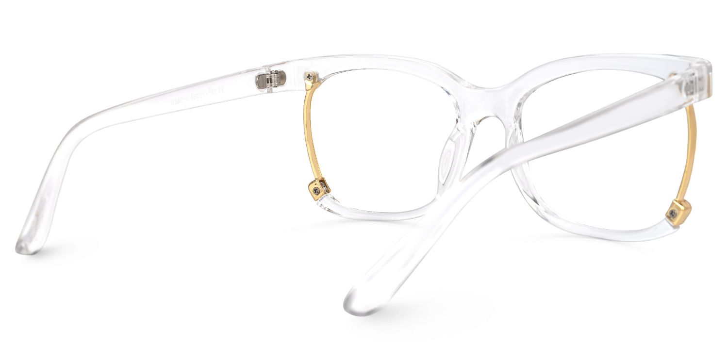 Obando Square Clear Glasses | ZEELOOL UK3