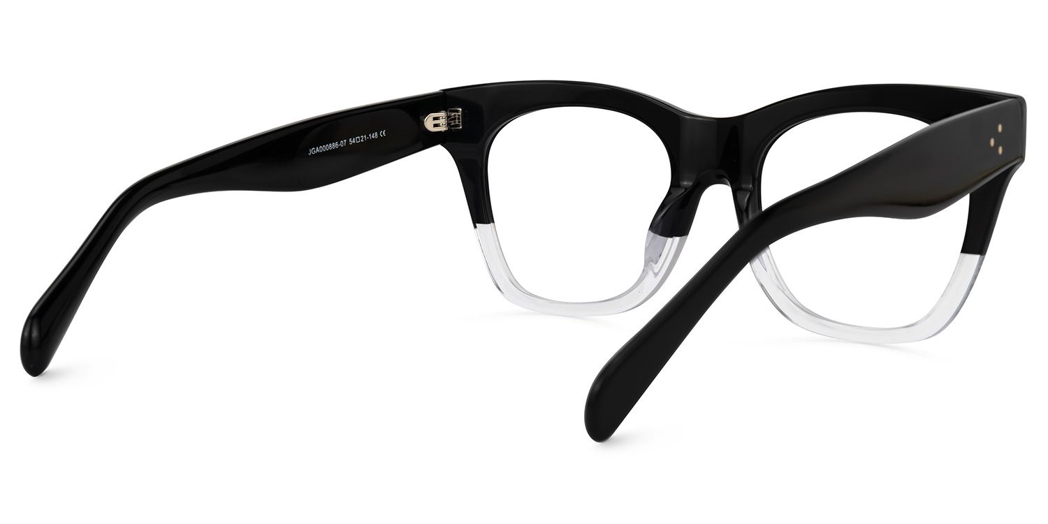 Rectangle Dark Tortoise Glasses | ZEELOOL UK3