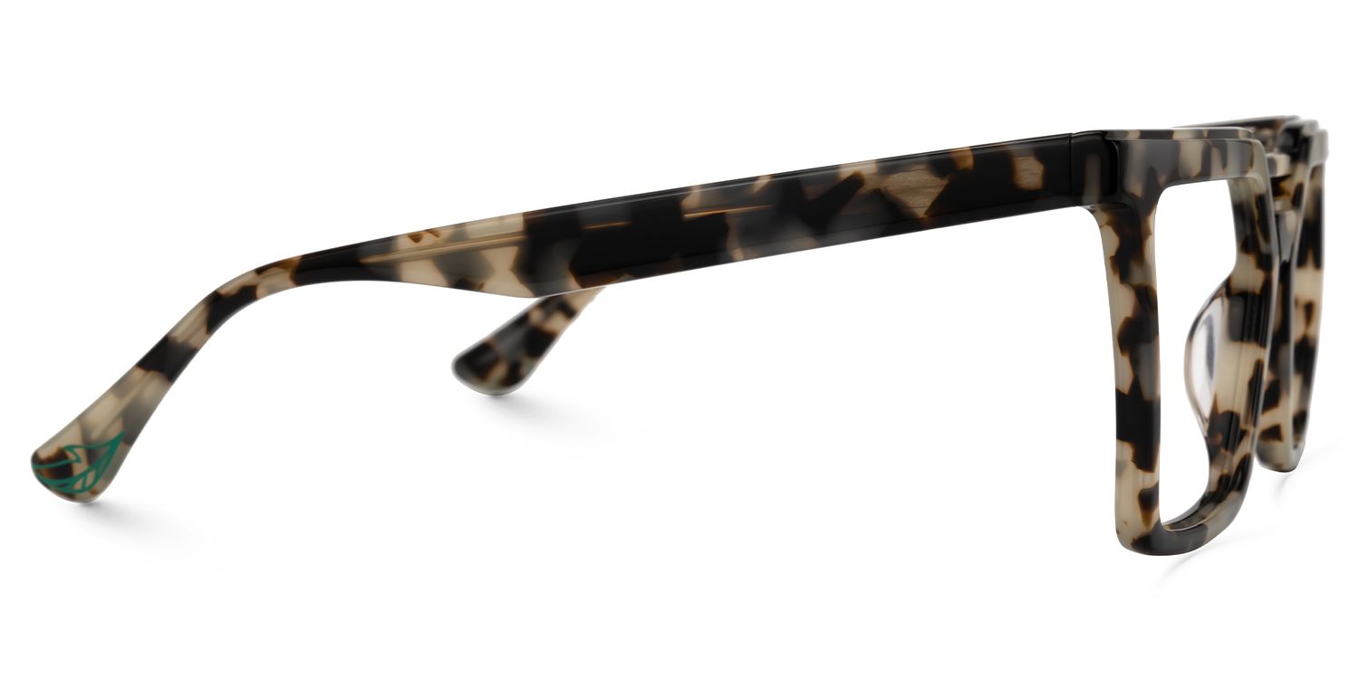 Demar Square Tortoise Glasses | ZEELOOL UK2