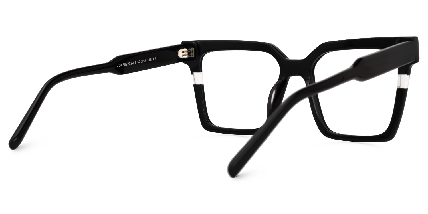 Lola Cateye Black Glasses | ZEELOOL UK3