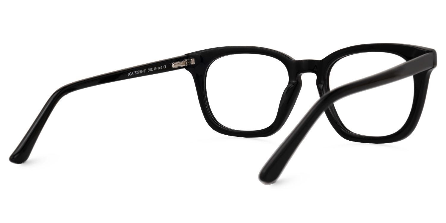 Ziva Square Black Glasses | ZEELOOL UK3