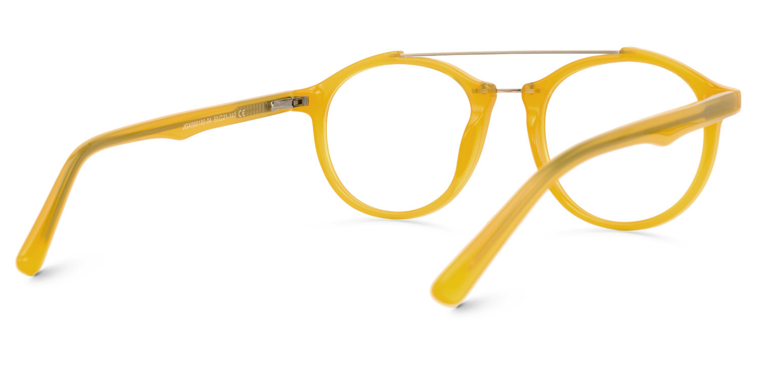 Lee Round Yellow Glasses3