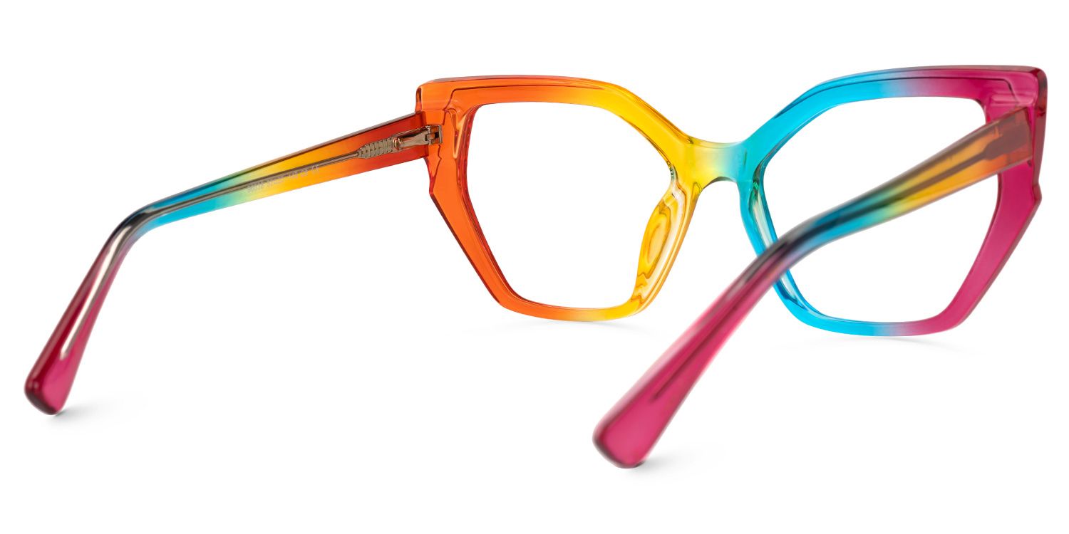 Lorena Geometric Multicolor Glasses | ZEELOOL UK3