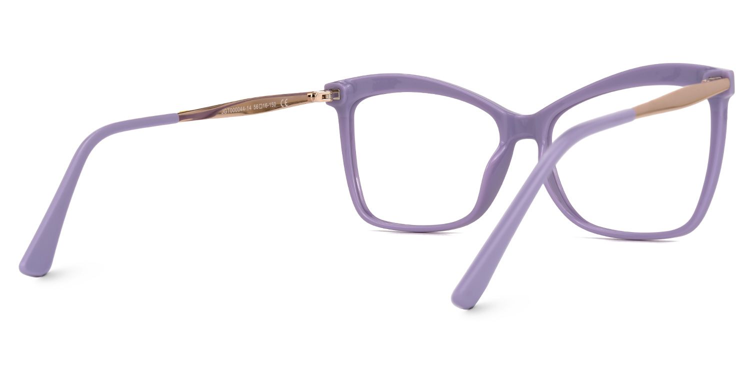 Isaebella Butterfly Light Purple Frame Glasses | ZEELOOL UK3