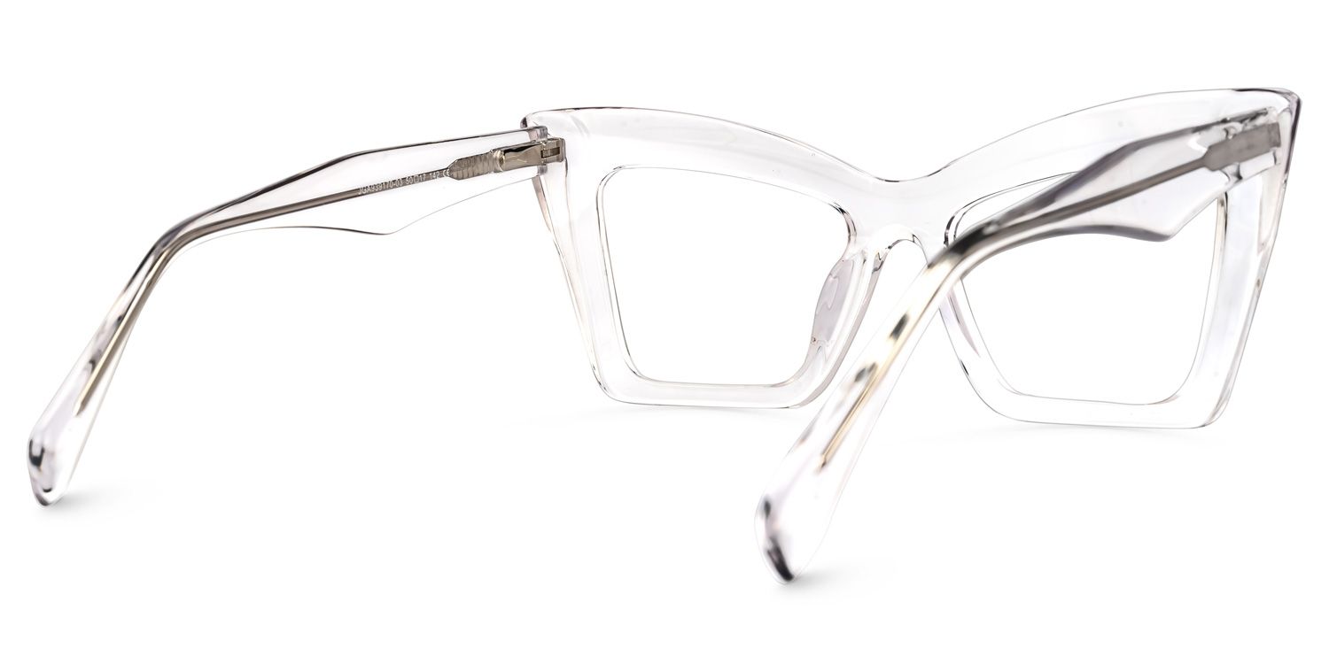 Boland Cateye Clear Glasses | ZEELOOL UK3