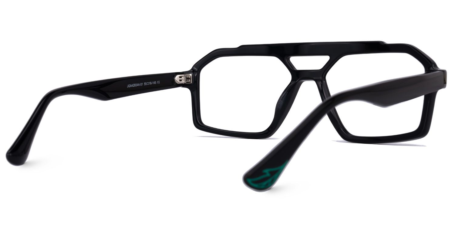 Samira Aviator Black Glasses | ZEELOOL UK3