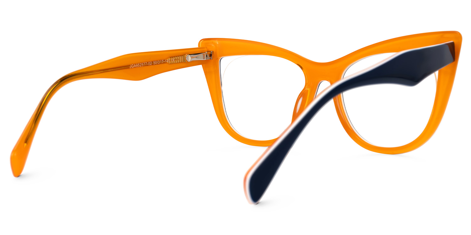 Aecila Cateye Dark-Blue Glasses | ZEELOOL UK3