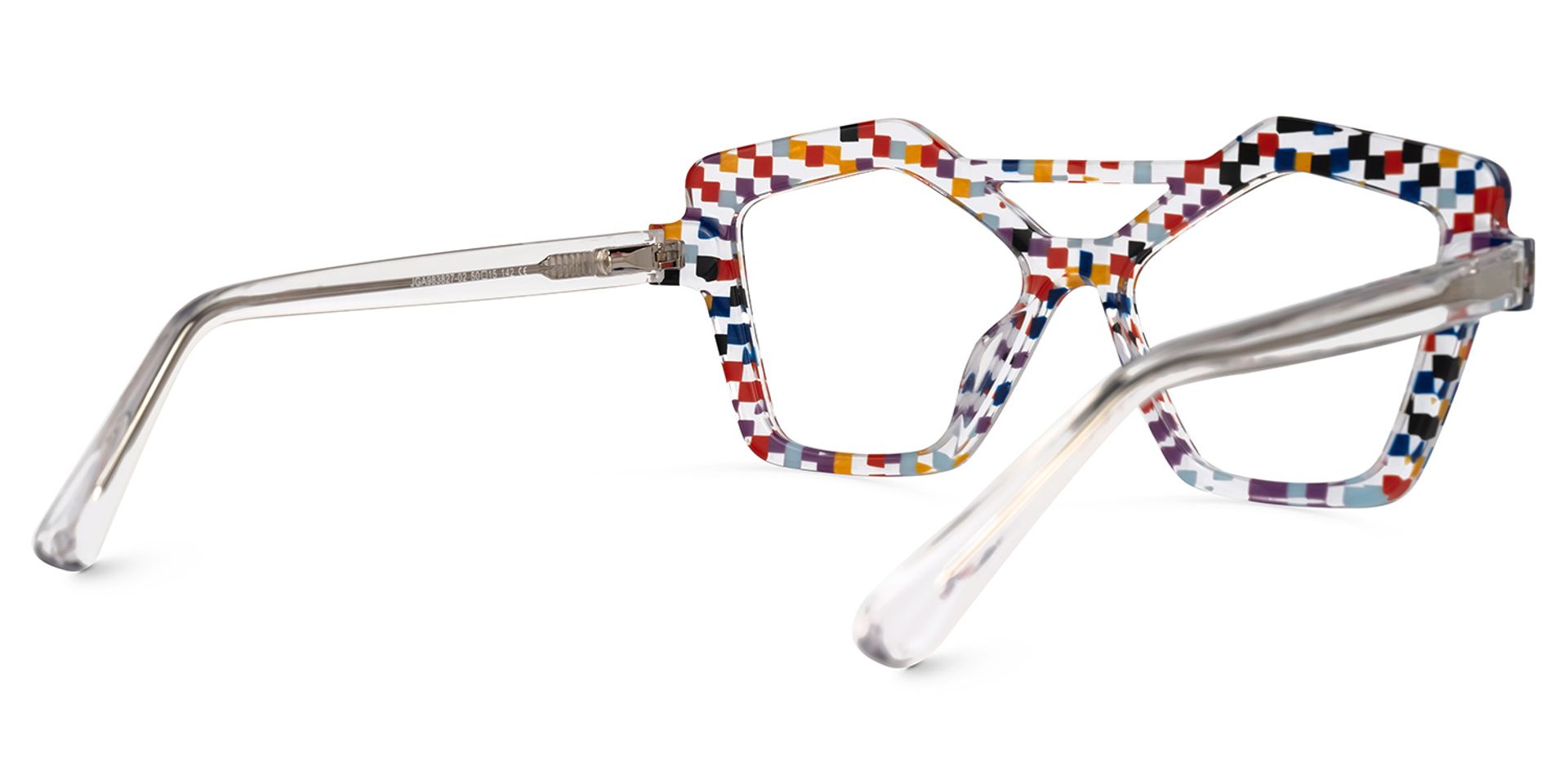Keawna Geometric Multicolor Glasses | ZEELOOL UK2
