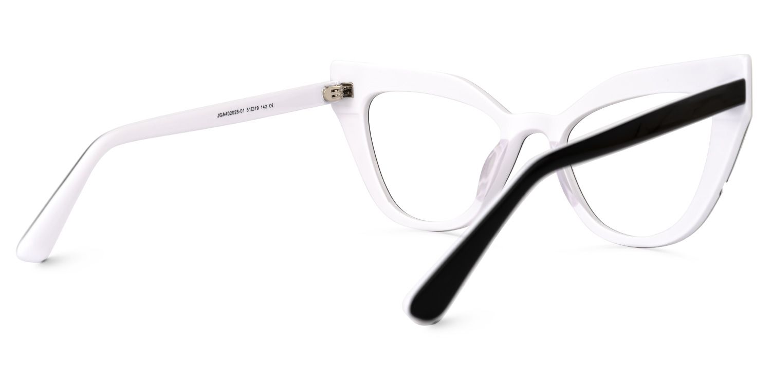 Kandice Cateye Black Glasses | ZEELOOL UK3