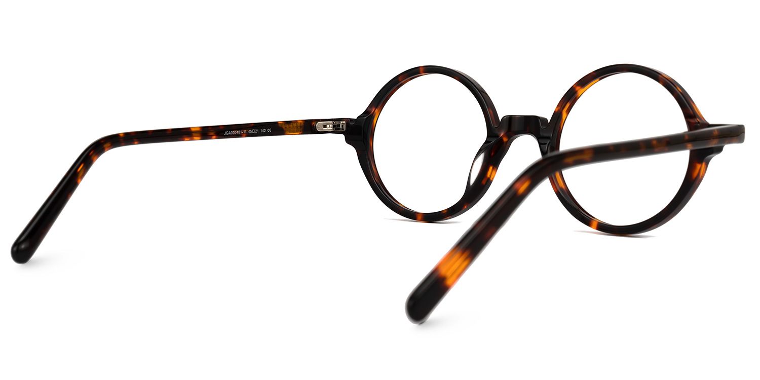 Otto Round Tortoise Glasses | ZEELOOL UK3