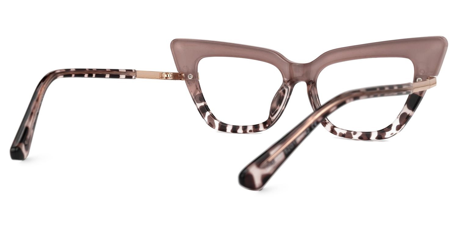 Vanille Cateye Two-Tone Glasses | ZEELOOL UK3