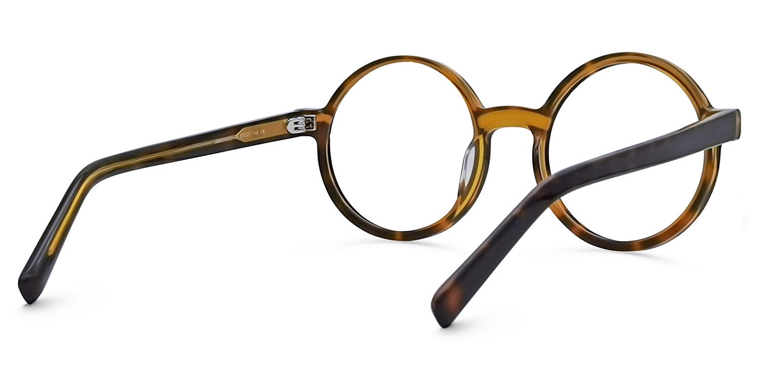 Chantel Round Tortoise Glasses | ZEELOOL UK3