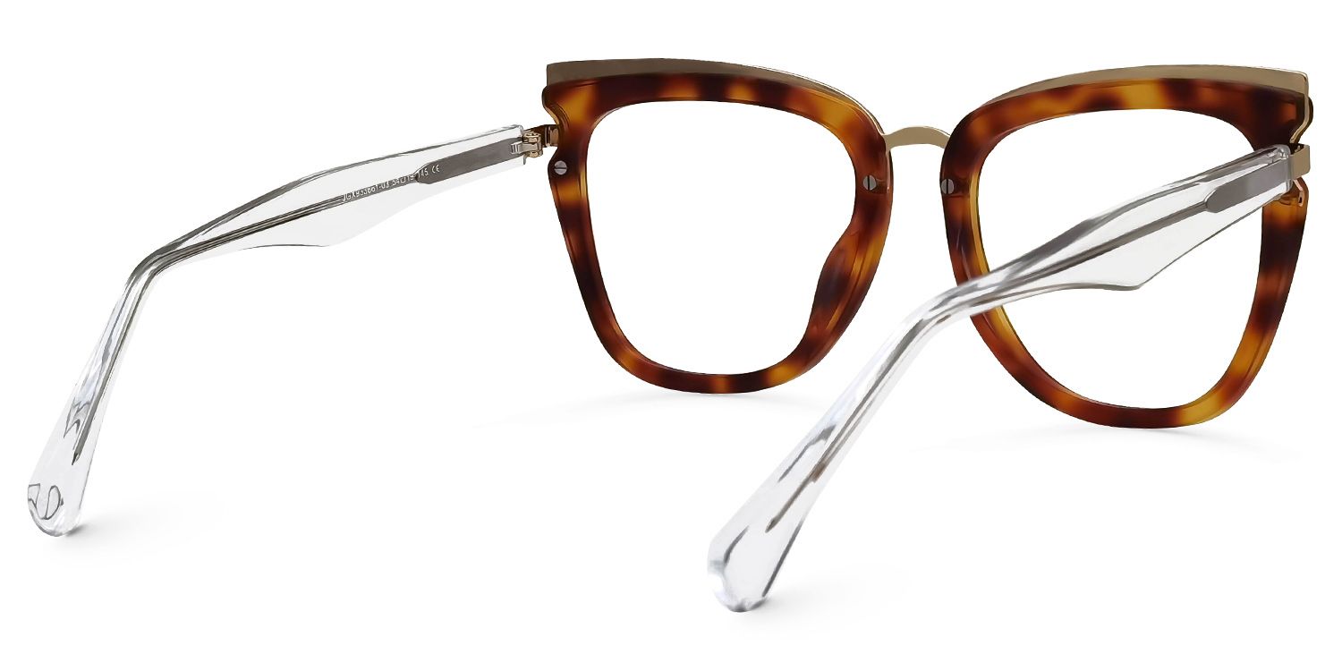 Vitez Square Tortoise Glasses | ZEELOOL UK3