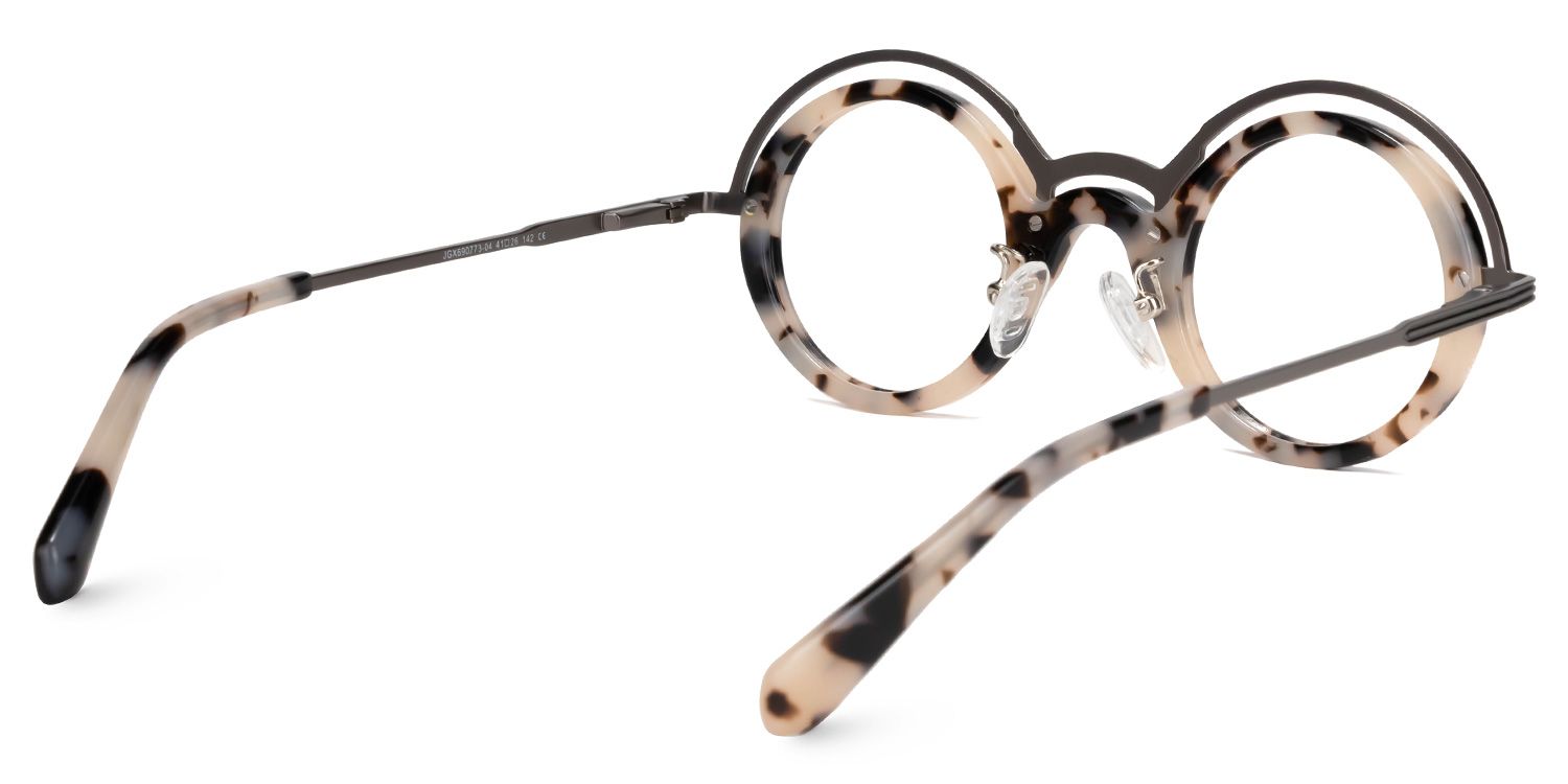 Suzzette Round Tortoise Glasses | ZEELOOL UK3