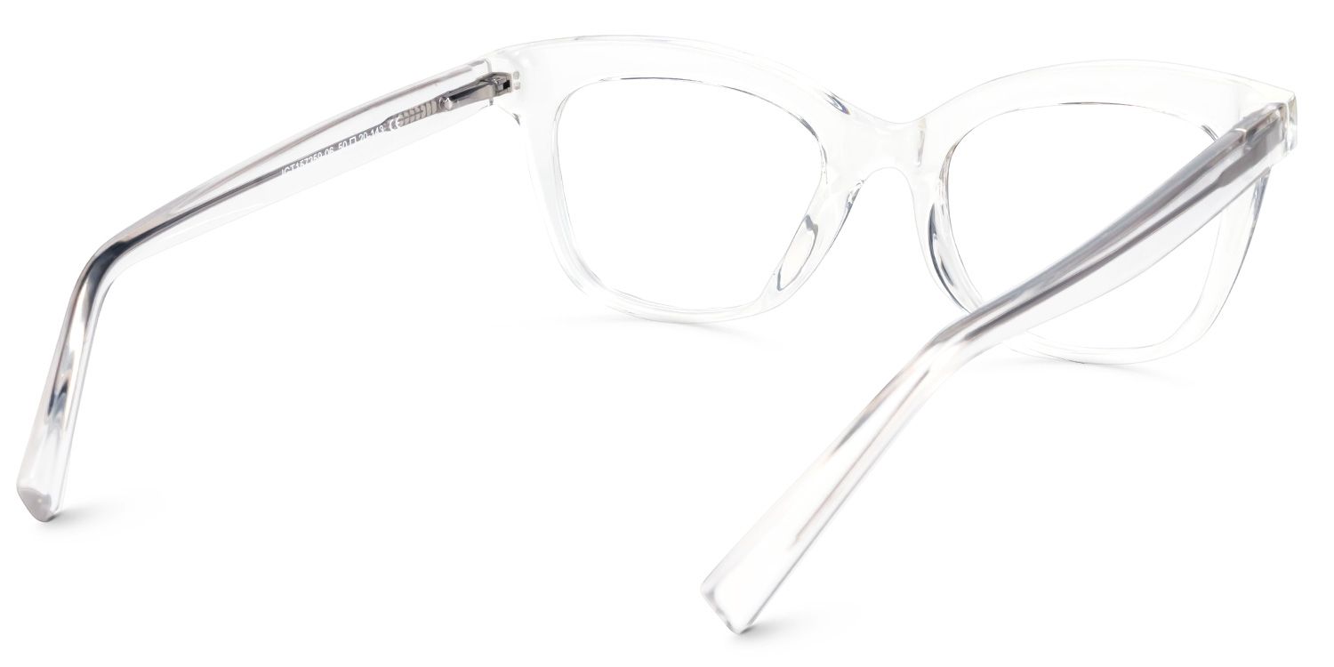 Santiago Cateye Clear Glasses | ZEELOOL UK3
