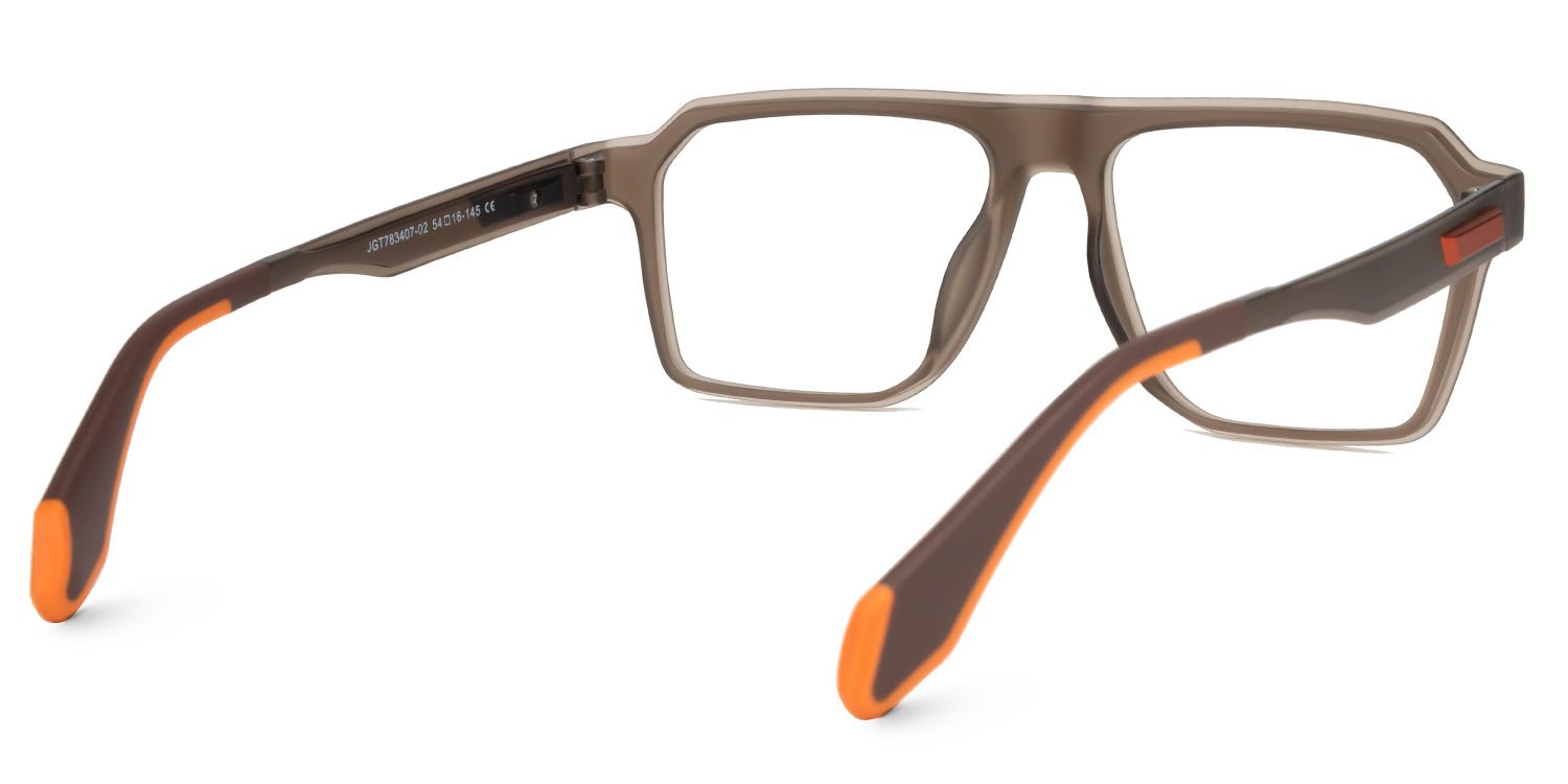 Arnold Aviator Brown Glasses | ZEELOOL UK3