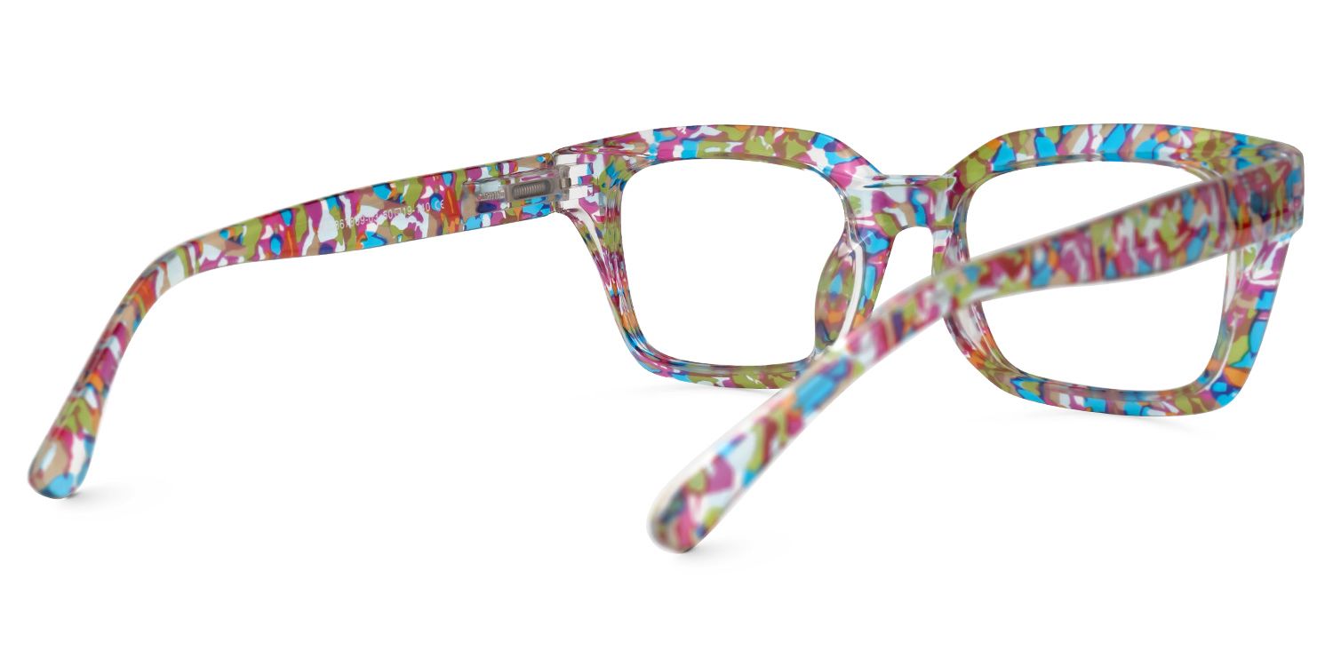 Tasfiya Rectangle Multicolor Glasses | ZEELOOL UK3
