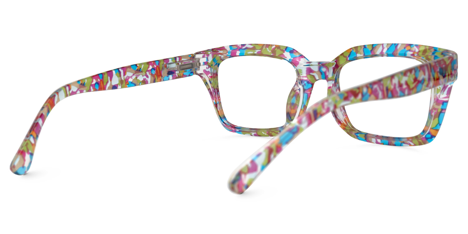 Tasfiya Rectangle Multicolor Glasses3