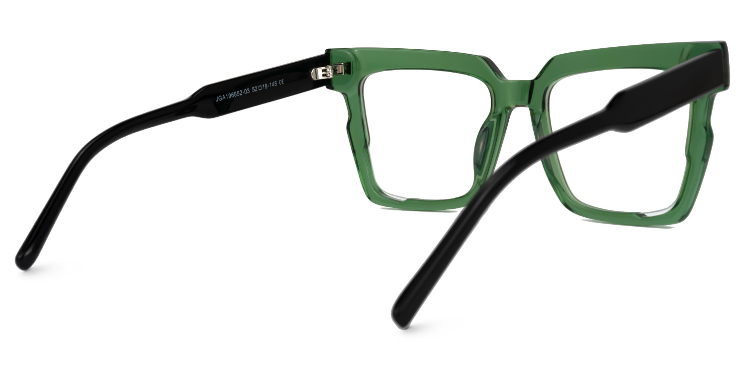 Mariily Square Green Glasses3