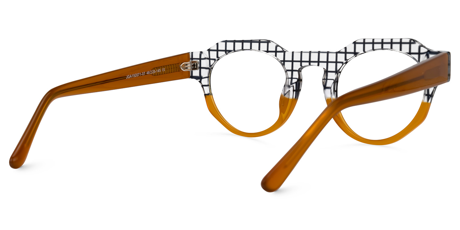 Karla Geometric Brown Glasses3