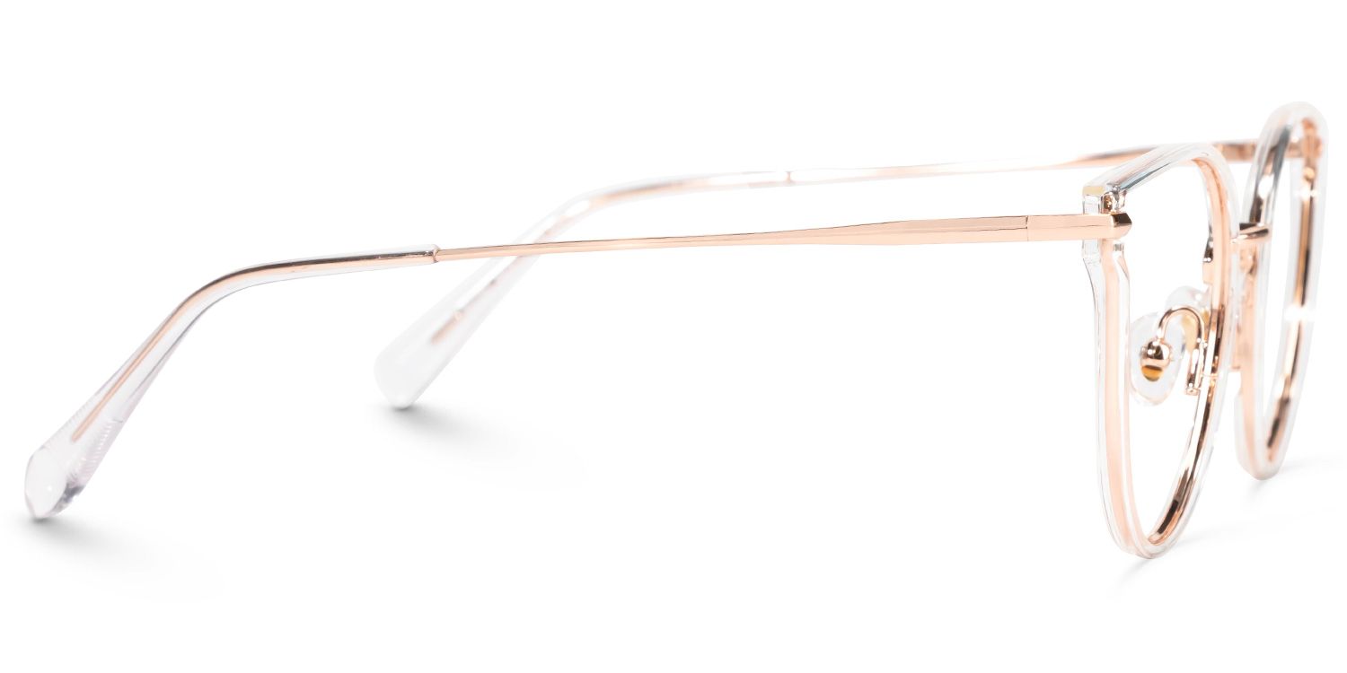 Latifa Cateye Clear Glasses | ZEELOOL UK2
