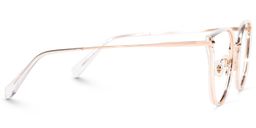 Latifa Cateye Clear Glasses2
