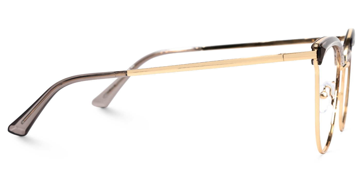 Lawrence Cateye Gray Glasses | ZEELOOL UK2