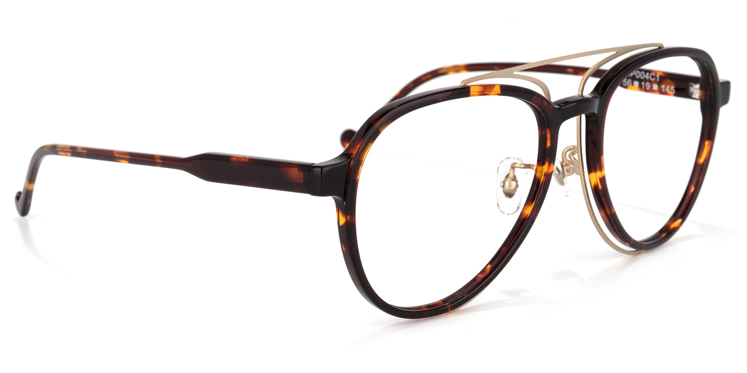 Ezra Geometric Tortoise Glasses | ZEELOOL UK2
