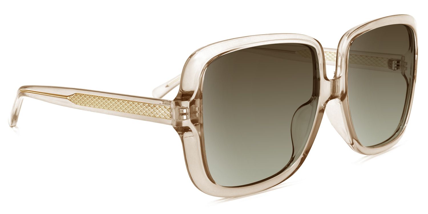 Raymond Square Beige Sunglasses | ZEELOOL UK2