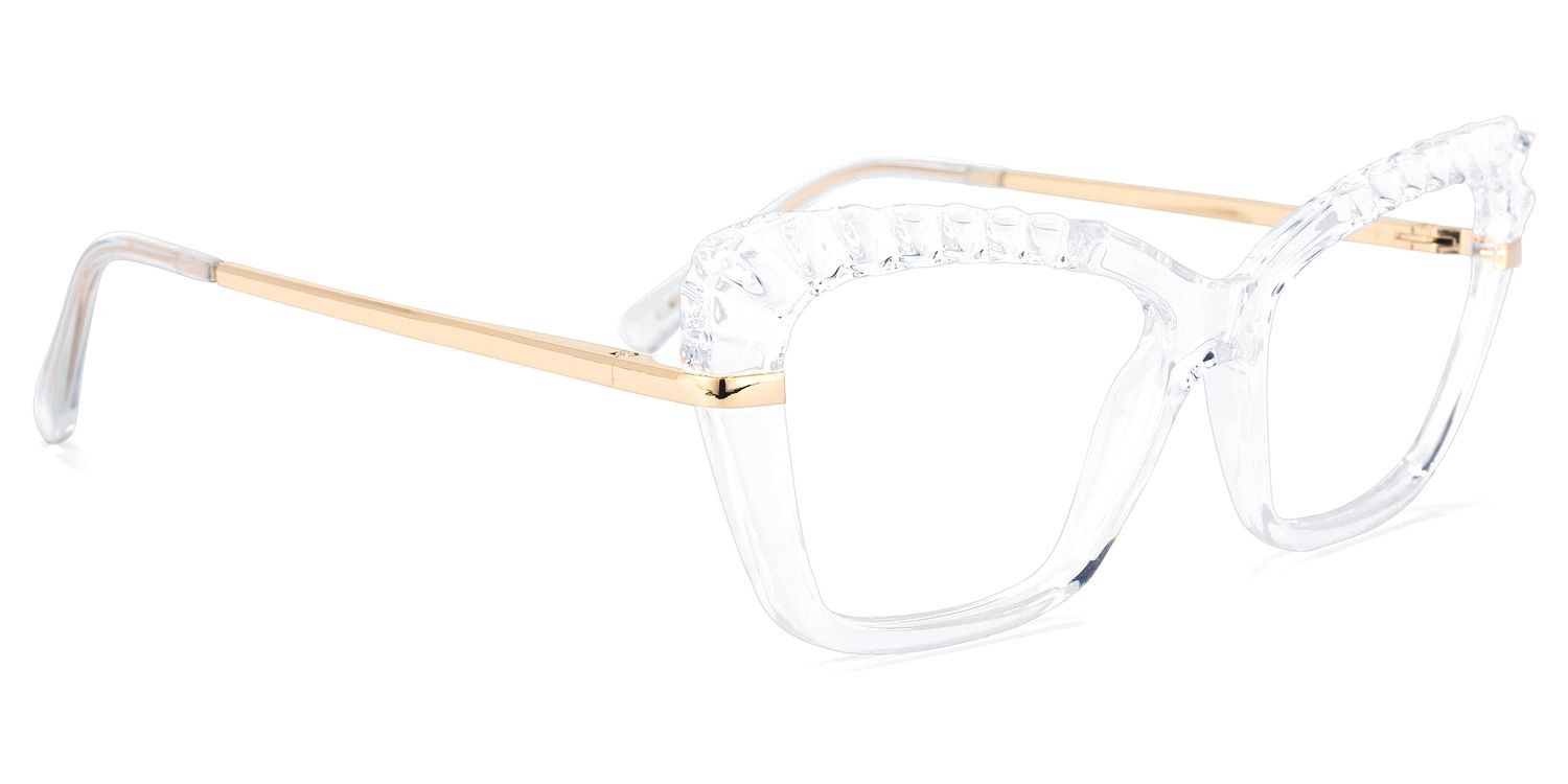 Sophie Cateye Clear Glasses | ZEELOOL UK2