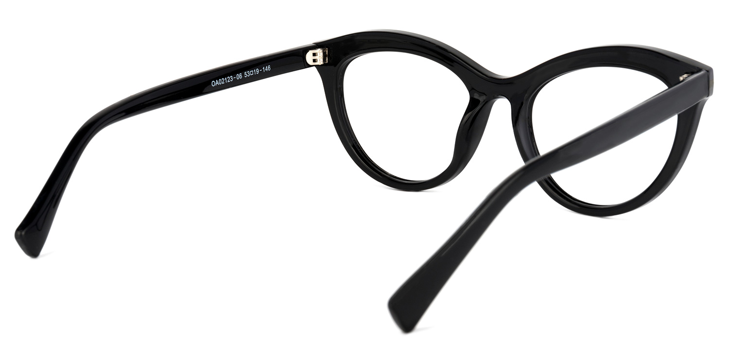 Fairy Cateye Black Glasses | ZEELOOL UK4