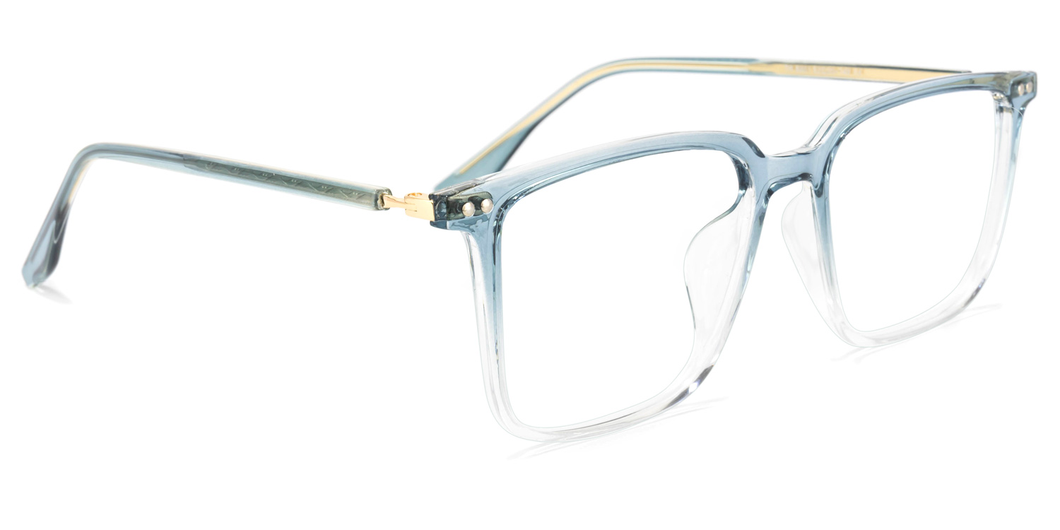 Tobias Square Light-Blue Glasses | ZEELOOL UK2