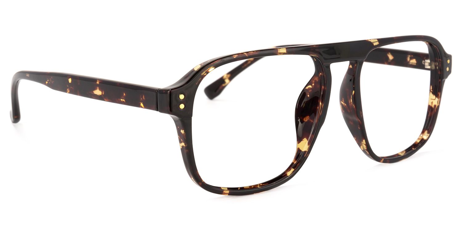 Willow Geometric Tortoise Glasses | ZEELOOL UK2